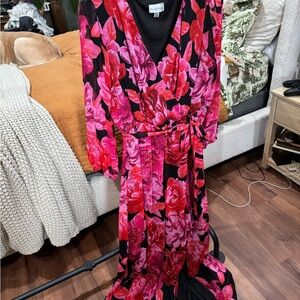 Elegant Floral Maxi Dress